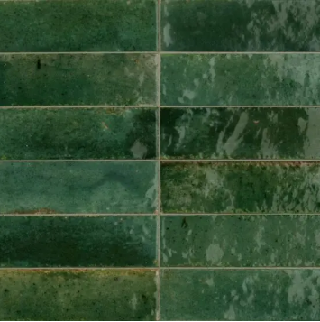PIASTRELLE LUME GREEN LUX 6 X 24 GRES PORCELLANATO MARAZZI