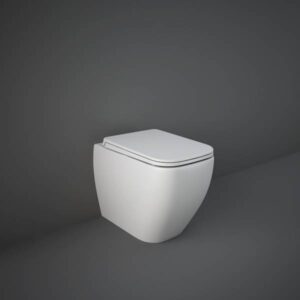 VASO FILO MURO FEELING RIMLESS BIANCO OPACO - RAK CERAMICHE