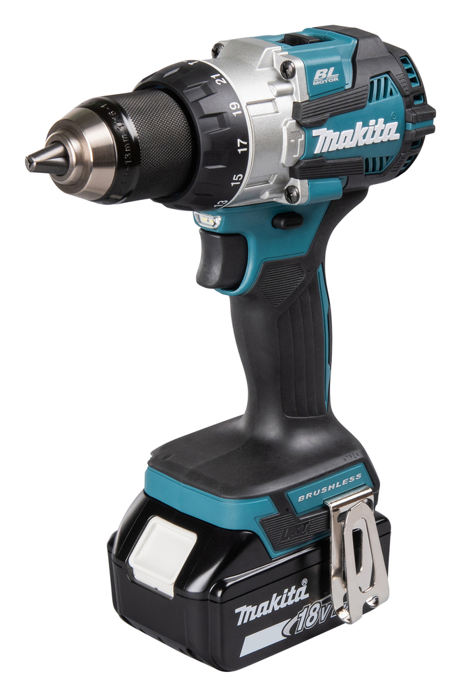 Trapano a Percussione MAKITA DHP489RTJ (2 x 5,0 Ah + DC18RC + MAKPAC 2) - immagine 3