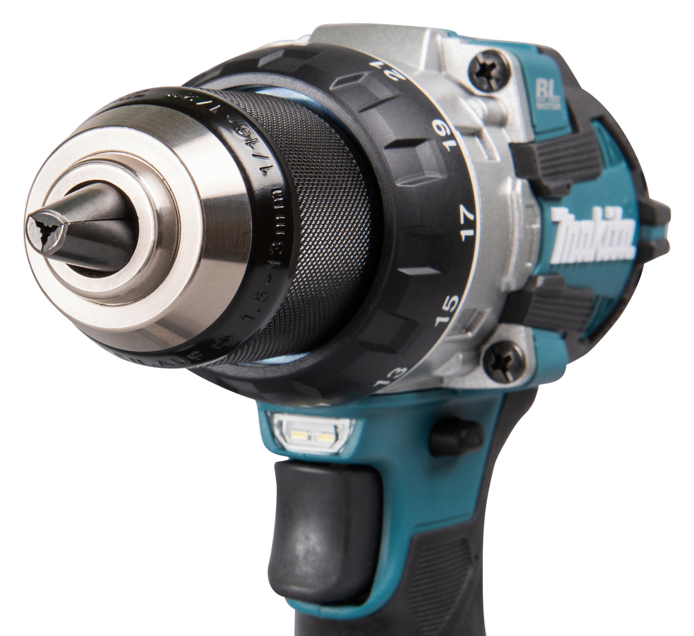 Trapano a Percussione MAKITA DHP489RTJ (2 x 5,0 Ah + DC18RC + MAKPAC 2) - immagine 10