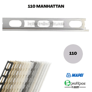 Profilo di finitura Mapei Proangle ZV/10 - 270 cm - 110 Manhattan