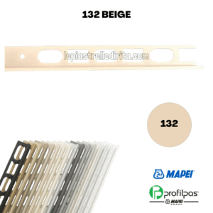 Profilo di finitura Mapei Proangle ZV/10 - 270 cm - 132 Beige