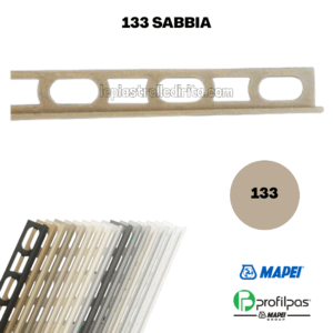 Profilo di finitura Mapei Proangle ZV/10 - 270 cm - 133 Sabbia