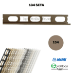 Profilo di finitura Mapei Proangle ZV/10 - 270 cm - 134 Seta