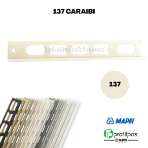 Profilo di finitura Mapei Proangle ZV/10 - 270 cm - 137 Caraibi