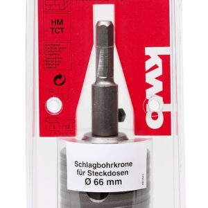 Punta a corona 66 mm per calcestruzzo con codolo SDS Plus