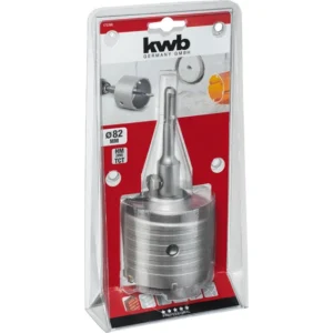 Punta a corona 82 mm per calcestruzzo con codolo SDS Plus