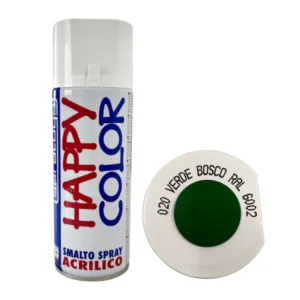 Vernice spray Happy color Verde bosco Ral 6002 - 400ml – Saratoga