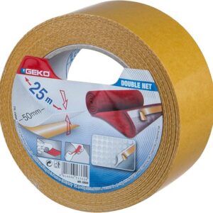 Nastro biadesivo 50 x 25mt con garza - Geko