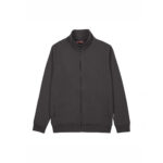 Felpa zip lunga Sotra Grey meteorite U-Power