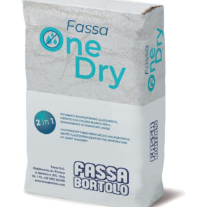 Intonaco macroporoso Fassa One Dry 25 Kg - Bianco