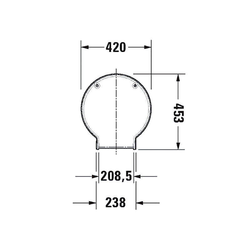 Sedile per vaso Starck 1 bianco - Duravit - immagine 3