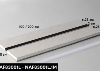 Arrow Led – semilavorato in cartongesso e fibra con profilo in alluminio per luce Led diretta