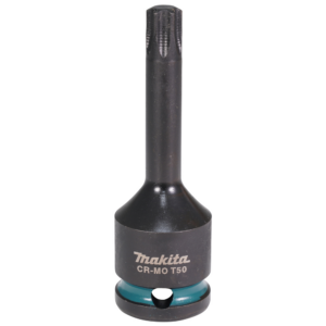 Chiave Torx Impact Black - T50 con attacco 1/2" quadro - Makita