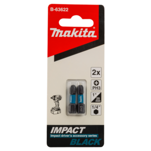 Inserti 25mm Impact Black - PH3 - Makita