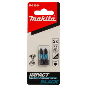 Inserti 25mm Impact Black - PZ2 - Makita
