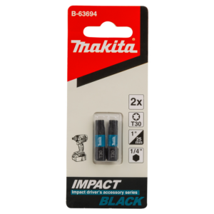 Inserti 25mm Impact Black - T30 - Makita