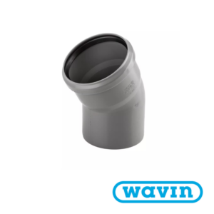 Curva 30° PP Grigio Ad Innesto MF – Wavin