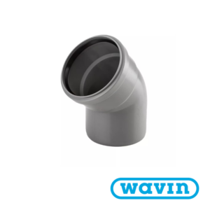 Curva 45° PP Grigio Ad Innesto MF – Wavin