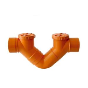 Sifone firenze arancio in PVC 2 tappi