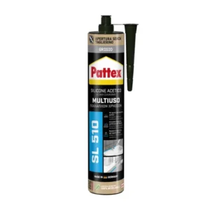 Sigillante silicone acetico nero Pattex SL 510 multiuso 280 ml