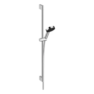 Hansgrohe PULSIFY SELECT set doccia 105, 3 jet, Relax e EcoSmart, con asta doccia 96 cm, finitura cromo 24171000