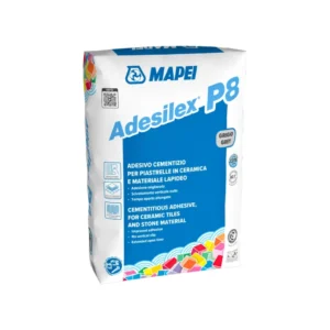 Adesilex P8 Grigio adesivo cementizio per piastrelle 25 Kg Mapei