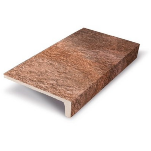 Elemento “L” Saxum Rosso 15 X 30 - Valsecchia